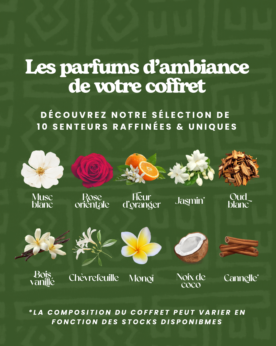Coffret Découverte - 10 parfums d'ambiance