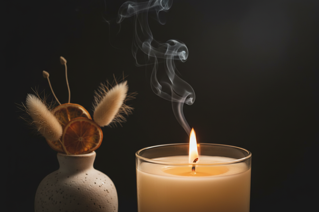 Comment fonctionne vraiment une bougie parfumée ? Cire, parfum, diffusion — tout savoir