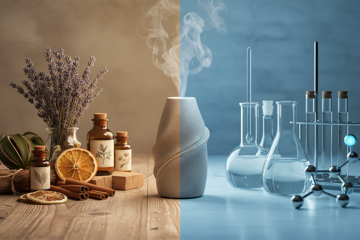 Parfum d'intérieur naturel ou synthétique : comment faire la différence ?